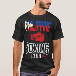 Philippine Flag Boxing Club Filipino Pinoy T-shirt
