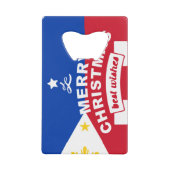 Philippine Flag Christmas : Joyeux Noël & Meilleur (Devant)