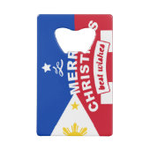 Philippine Flag Christmas : Joyeux Noël & Meilleur (Dos)