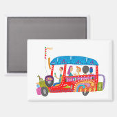Philippine Jeepney by Robert Alejandro Magnet  (Recto/Verso)