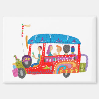 Philippine Jeepney by Robert Alejandro Magnet  Magneet