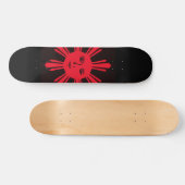 Philippine Sun of Liberty Skateboard (Horizontaal)
