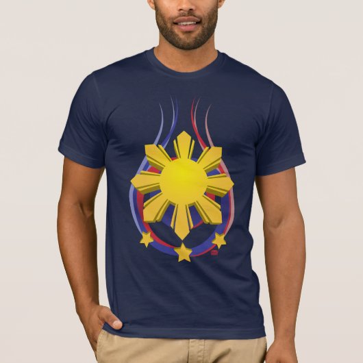 Philippine Symbol - Pinoy Emblem T-shirt (Voorkant)