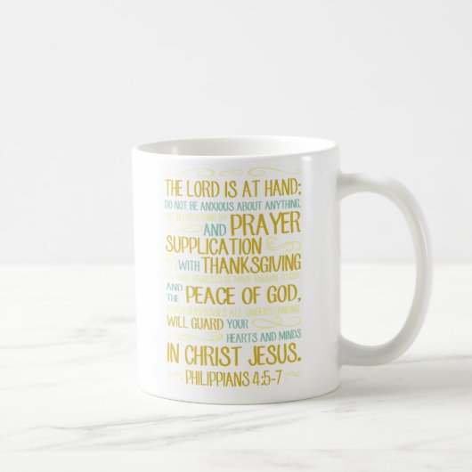 Philippines 4:5-7 Mug (Droite)