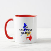 Philippines Carte Coffee Mug (Gauche)