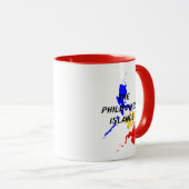 Philippines Carte Coffee Mug (Devant droit)