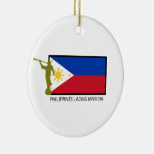PHILIPPINES LAOAG MISSIE LDS CTR KERAMISCH ORNAMENT (Rechts)