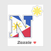 Philippines N Sticker coupe-soleil (Feuille)
