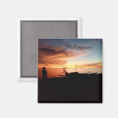 Philippines Sunset by the Sea - Magnet (Recto/Verso)