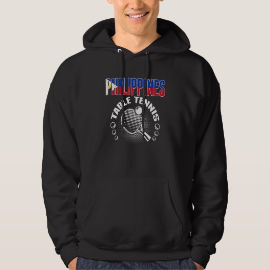 Philippines Table Tennis Support Philippine Ping Hoodie (Voorkant)