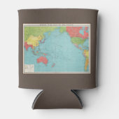 Philips' War Map of the Pacific, 1945 Blikjeskoeler (Voorkant)