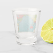 Philips' War Map of the Pacific, 1945 Shot Glas (Achterkant)