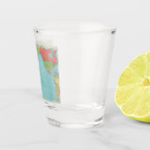 Philips' War Map of the Pacific, 1945 Shot Glas (Rechts)