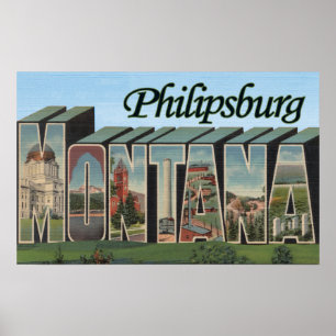 Philipsburg, Montana Poster
