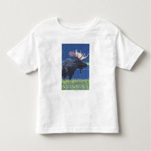 Philipsburg, MontanaMoonlight Moose Kinder Shirts