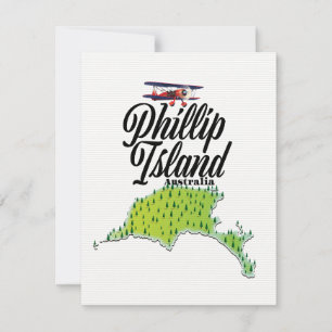 Phillip Island Australië kaart