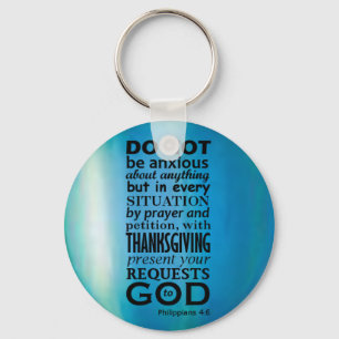 Phillipians 4:6 sleutelhanger