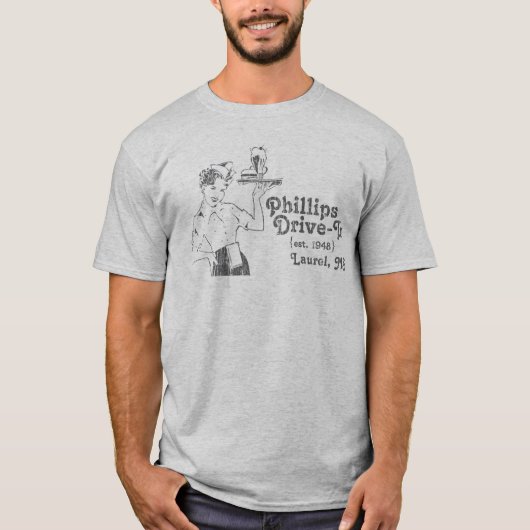 Phillips Drive-In - Laurel, MS T-shirt (Voorkant)