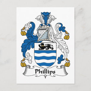 Phillips Family Crest Briefkaart