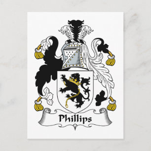 Phillips Family Crest Briefkaart