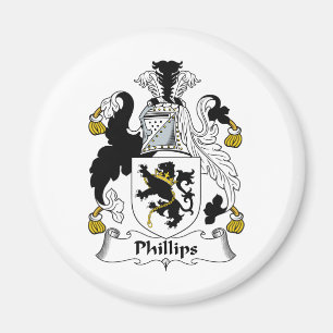 Phillips Family Crest Magneet