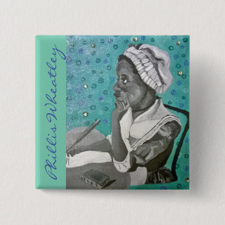 Phillis Wheatley Vierkante Button 5,1 Cm