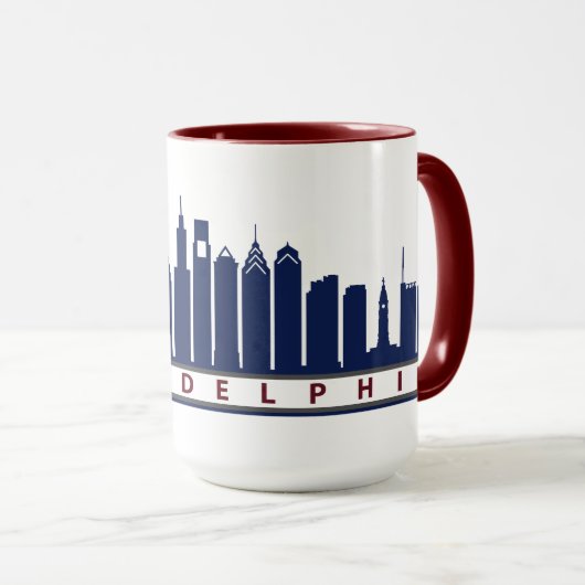 Philly 2019 Skyline Mok bij de marine (Voorkant rechts)