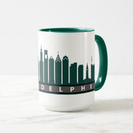 Philly 2019 Skyline Mok in Groen