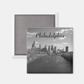 Philly b/w magneet (Voorkant / Achterkant)