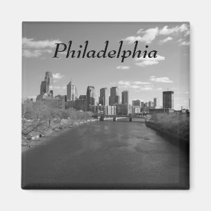 Philly b/w magneet