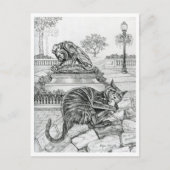 Philly Cat in het Rittenhouse Briefkaart (Voorkant)