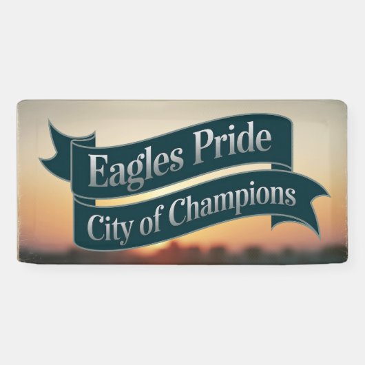 Philly Champions Banner - Eagles Pride (Horizontaal)