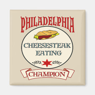Philly Cheese Steak Champ Magneet