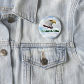 Philly Eagle - Ronde Button (In situ)