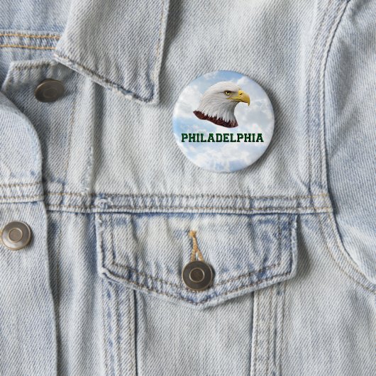 Philly Eagle - Ronde Button (In situ)