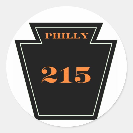 Philly Flyers PA 215 Punk hardcore sticker (Voorkant)