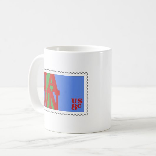 Philly Jawn Mug - Love Stamp Inspiré (Devant gauche)