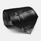 Philly night b/w stropdas (Opgerold)