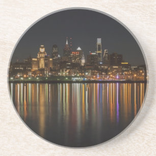 Philly night zandsteen onderzetter