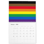 Philly Pride Diversiteit inclusief regenboogvlag Kalender (Feb 2026)