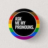 Philly Pride LGBTQPOC Ronde Button 3,2 Cm (Voorkant)