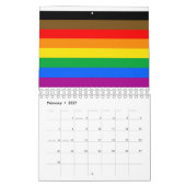 Philly Rainbow Pride Flag Kalender (Feb 2027)