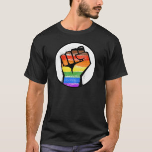 Philly Rainbow Pride Waving Flag T-Shirt