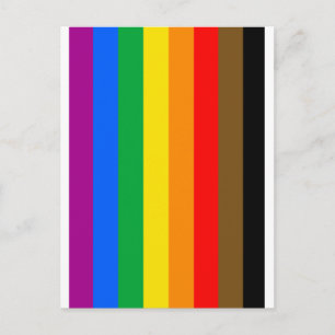 Philly Regenboog Pride Vlag Briefkaart