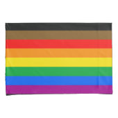 Philly Regenboog Pride Vlag Kussensloop (Voorkant-Rechts)