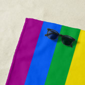 Philly Regenboog Pride Vlag Strandlaken (In situ)
