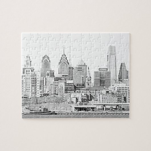 Philly Sketch Puzzle Legpuzzel (Horizontaal)