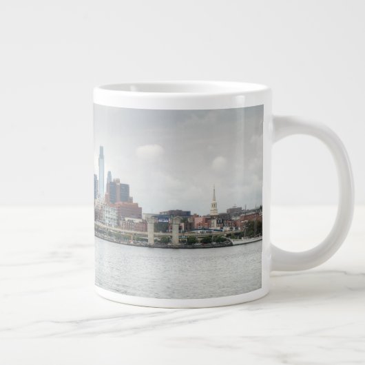 Philly skyline 2 grote koffiekop (Rechts)