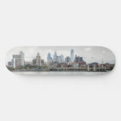 Philly skyline 2 skateboard (Horizontaal)