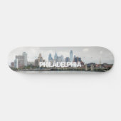 Philly skyline 2 skateboard (Horizontaal)
